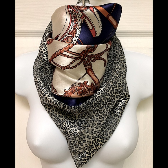 2 SILK SCARVES! - Picture 1 of 13